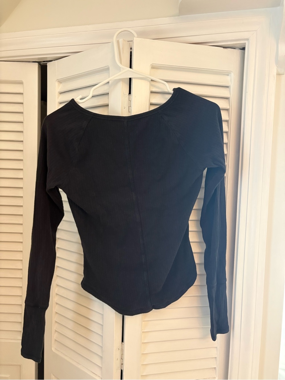 Free People Billie Layering Top Black Size Small - Picture 4 of 6